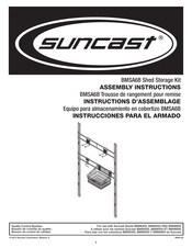 Suncast BMSA6B Instrucciones Para El Armado