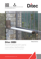 DITEC OBBI3BH Manual Tecnico