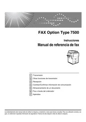 Ricoh 7500 Manual De Referencia De Fax