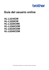 Brother HL-L3220CWE Guía Del Usuario Online