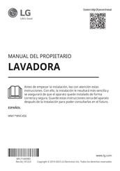 LG WM1 WVC4S6 Serie Manual Del Propietário