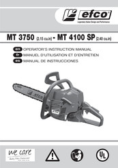 Efco MT 4100SP Manual De Instrucciones