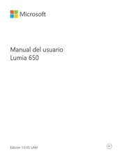 Microsoft Lumia 650 Manual Del Usuario