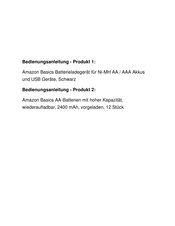 AmazonBasics B00TS19BUW Manual Del Usuario