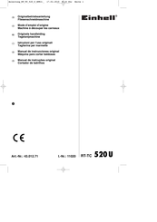 EINHELL RT-TC 520U Manual De Instrucciones