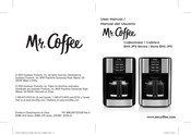 Mr Coffee EHX JPX Serie Manual Del Usuario