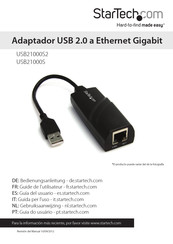 StarTech USB21000S2 Guia Del Usuario