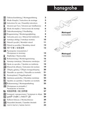 Hansgrohe Metropol 32552000 Modo De Empleo/Instrucciones De Montaje