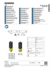 Siemens SIRIUS 3SE6315-1BB01-1AP0 Instructivo