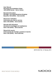 Moog D630 Serie Instrucciones De Montaje Y Puesta En Marcha