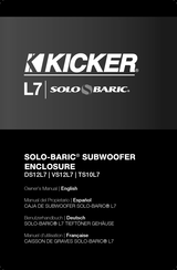 Kicker DS12L7 Manual Del Propietário