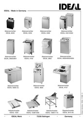 Ideal 2600 Instrucciones Para El Uso