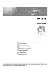 Ricoh DX 4542 Instrucciones