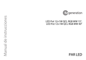 thomann fun generation LED Pot 12x1W QCL RGB WW 40 Manual De Instrucciones