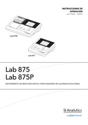 Xylem SI Analytics Lab 875 Instrucciones De Operación