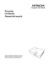 Hitachi CP-DX351 Manual Del Usuario