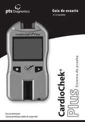 pts Diagnostics CardioCheck Plus Guia Del Usuario