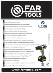 Far Tools 215522 Traduccion Del Manual De Instrucciones Originale