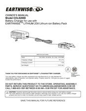 EarthWise CHL82000 Manual Del Operario