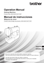 Brother 888-X77 Manual De Instrucciones