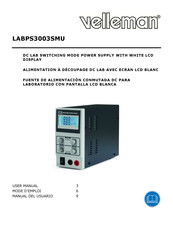 Velleman LABPS3003SMU Manual Del Usuario