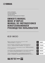 Yamaha EZ-300 Manual De Instrucciones