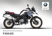 BMW Motorrad F 850 GS 2017 Manual De Instrucciones