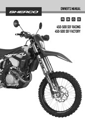 SHERCO 450 SEF FACTORY 2024 Manual Del Propietário