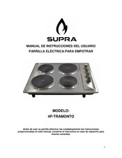 Supra 4P-TRAMONTO Manual De Instrucciones Del Usuario