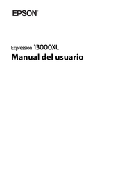 Epson Expression 13000XL Manual Del Usuario