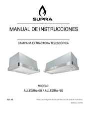 Supra ALLEGRA-60 Manual De Instrucciones