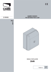 CAME ZA4N Manual De Instalación