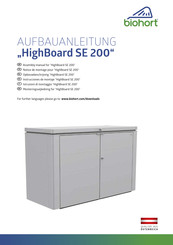 biohort HighBoard SE 200 Instrucciones De Montaje