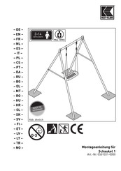 Kettler Schaukel 1 0S01031-0000 Instrucciones De Montaje