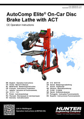 Hunter Engineering Company AutoComp Elite QCL400 Serie Instrucciones Funcionamiento