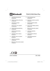 EINHELL TE-AC 270/50 Silent Plus Manual De Instrucciones Original