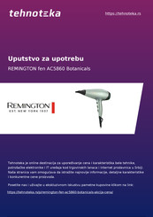 Remington Botanicals AC5860 Manual Del Usuario