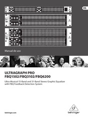Behringer ULTRAGRAPH PRO FBQ3102 Manual De Uso