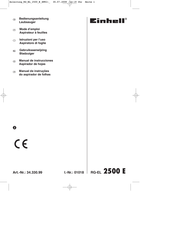 EINHELL 34.330.99 Manual De Instrucciones