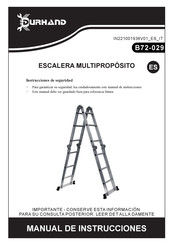 DURHAND B72-029 Manual De Instrucciones