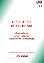 CIB UNIGAS HP60 Manual De Instalación - Uso - Mantenimiento