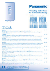 Panasonic WH-SDF14C6E5-1 Instrucciones De Funcionamiento