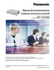 Panasonic KX-VC500NA Manual De Funcionamiento