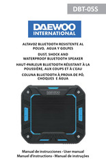 Daewoo International DBT-05S Manual De Instrucciones