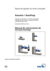 KSB Amamix 300 Manual De Instrucciones De Servicio/Montaje