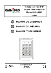 OmniPro TE002 Manual Del Usuario