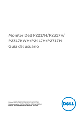 Dell P2717Ht Guia Del Usuario