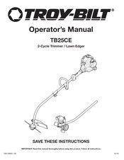 Troy-Bilt TB25CE Manual Del Operador