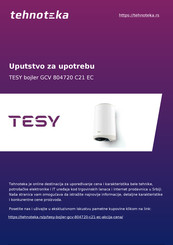 TESY GCV120 Serie Instrucciones De Uso Y Almacenamiento