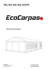 EcoCarpas 4x4 PE Manual De Instrucciones